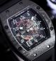 Richard mille RM010 Carbon Case Black Rubber Strap Watch(6)_th.jpg